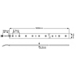 Tira LED 5 mts Flexible 23W 300 Led SMD 2835 IP20